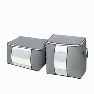 Sac de Rangement pour Couette de Placard, Housse de Rangement en Tissu Non-Tissé pour Vêtements, Sac d'Emballage de Bagages de Déménagement Grande Capacité - Product Image 6