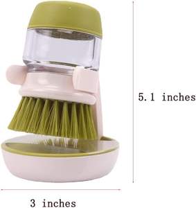 Cepillo de lavado de ollas para añadir líquido de cocina Cepillo de limpieza superior para estufa Cepillo de adición de líquido para ollas y sartenes - Product Image 2