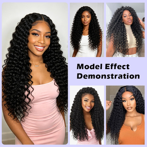 Extensions de cheveux naturels Jerry Curly HD Lace Closure 100% cheveux humains, pré-épilées, avec ligne de cheveux naturelle, pour femmes - Product Image 6