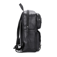 Sac à Dos Homme en Cuir Tendance Grande Capacité Imperméable pour Ordinateur, Personnalisable pour Étudiants