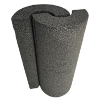 Coque de tuyau en verre mousse moderne à haute résistance à la compression, écologique, pour l'isolation des pipelines industriels, avec caractéristiques ignifuges