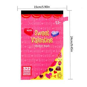 1 <span class=keywords><strong>livre</strong></span> de 322 autocollants Sweet Lover, <span class=keywords><strong>livre</strong></span> <span class=keywords><strong>d</strong></span>'autocollants sur le thème de l'<span class=keywords><strong>amour</strong></span> romantique, possibilité de <span class=keywords><strong>d</strong></span>écorer n'importe quel produit - Product Image 5