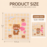 En stock, sac d'emballage pour biscuits givrés avec poignée découpée, pochette refermable de qualité alimentaire pour les en-cas de boulangerie