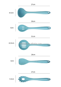 Juego de cucharas de silicona resistentes al calor personalizables, nuevos accesorios de cocina para cocinar, utensilios esenciales para una mejor cocina - Product Image 5