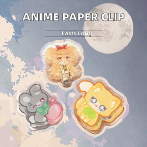 <span class=keywords><strong>Clip</strong></span> per Note Adesive in Acrilico e Acciaio Inox Personalizzate con Tema <span class=keywords><strong>Anime</strong></span>, Vendita Calda - Product Image 2