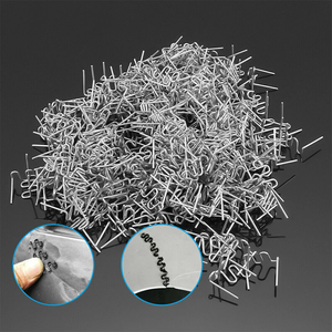1000 agrafes de 0,8 mm <span class=keywords><strong>pour</strong></span> pistolet de soudage plastique, kit de réparation <span class=keywords><strong>pour</strong></span> pare-chocs et ailes de <span class=keywords><strong>voiture</strong></span> - Product Image 2