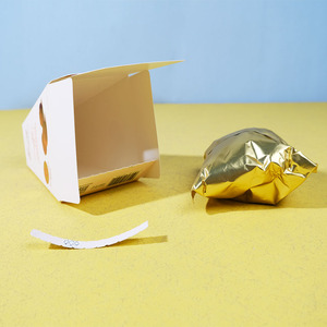 Hộp in ấn tùy chỉnh món quà rỗng cấp thực phẩm tông Xmas lễ kỷ niệm sô cô la hình thang bao bì Tear Strip hộp giấy - Product Image 5