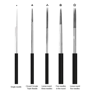Agujas de Cartucho Desechables para PMU, Puntas de Aguja de Acero Inoxidable para Tatuajes de Cejas y Labios, Maquillaje Permanente, Uso Profesional en Estudio - Product Image 6
