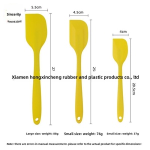 Grande et petite spatule en silicone monobloc de qualité alimentaire, résistante aux hautes températures et adaptée au four, pour la pâtisserie et la crème – Offre spéciale - Product Image 2