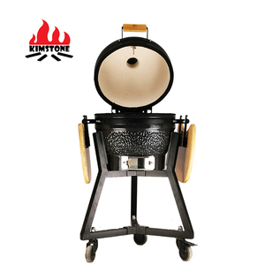 KIMSTONE all'ingrosso all'aperto in ceramica kamado griglia a carbone barbecue coreano komodo grill con ripiano da tavolo in vendita - Product Image 3
