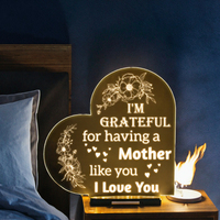 Lampe de nuit LED 3D en acrylique personnalisable avec image pour bébés et enfants, taille moyenne moderne, alimentée par USB, lumière d'ambiance blanc chaud