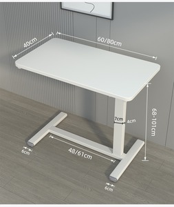 <span class=keywords><strong>Escritorio</strong></span> de pie portátil elevador de altura ajustable moderno para uso en el suelo del sofá de la cama - Product Image 4