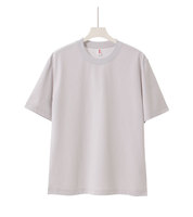 Nouveau T-shirt d'été 240G à col rond et manches courtes de couleur unie pour homme – Marque tendance, minimaliste, décontracté, polyvalent et personnalisable