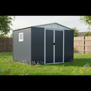 Casetta da Giardino Apex 10FTx8FT in Acciaio Zincato Anticorrosione con Porta Chiudibile a Chiave - Product Image 2