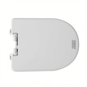 Siège de toilette pour Globo Alia 2 Shape 7, charnières d'extension en forme de C blanches, longueur 50,5 cm - Product Image 3