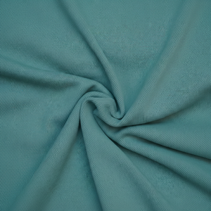 Tela de felpa de lujo de punto 160 Gsm 42 TUBE / 60 ancho 100% mezcla antiarrugas tejido transpirable suave ropa deportiva patrón de puntos - Product Image 1