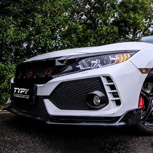 Parrilla Delantera Estilo JS de Fibra de Carbono para Honda Civic 10ª Generación 2016-2021, Precio de Fábrica - Product Image 3