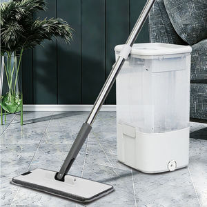 Set Secchio e Mop Piatto Girevole a 360° Senza Mani per Pulizia con Separazione Acqua Sporca - Product Image 6