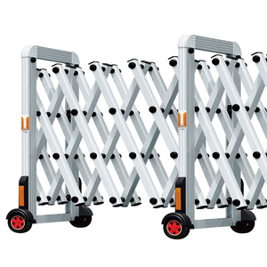 Barrera retráctil para control de multitudes, puerta de valla, aleación de aluminio, acordeón, VALLA DE CARRETERA - Product Image 4