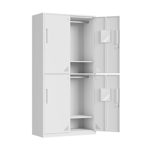 Archivador Metálico MYOUBAO, Armario de Almacenamiento de Acero con Cerradura Personalizada, Estantes Ajustables, <span class=keywords><strong>Taquilla</strong></span> de Seguridad Metálica - Product Image 1