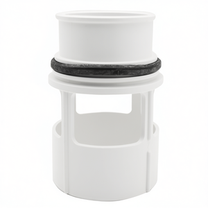 Raccord de vidange en plastique blanc pour citerne encastrée, accessoire de plomberie - Product Image 3