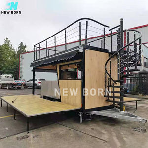 Camión de comida rápida de chocolate y Churros europeo hecho en China con cocina Remolque de comida de dos pisos con terraza - Product Image 2