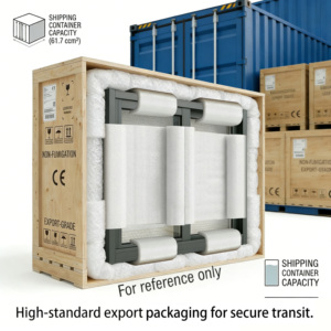 Ventana Plegable Vertical de Aluminio con Doble Acristalamiento, Aislamiento Térmico y Acústico, Fabricada en China por <span class=keywords><strong>HANNOVER</strong></span> - Product Image 4