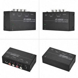 Préamplificateur phono ultra compact DAYMIC avec interfaces RCA et TRS 1/4 pouce - Product Image 4