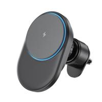 Neues Private Design Trend Produkt uhr & Handy 2 in 1 Magnetisches kabelloses Auto ladegerät für Telefon und Iwatch