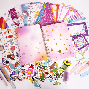Juego <span class=keywords><strong>de</strong></span> diario DIY al por mayor <span class=keywords><strong>para</strong></span> estudiantes, juego <span class=keywords><strong>de</strong></span> papelería, regalo <span class=keywords><strong>para</strong></span> <span class=keywords><strong>niñas</strong></span>, niños, kit <span class=keywords><strong>de</strong></span> <span class=keywords><strong>manualidades</strong></span> DIY - Product Image 2