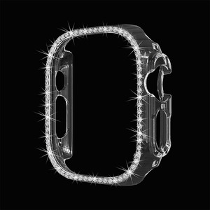 Funda protectora para <span class=keywords><strong>Apple</strong></span> <span class=keywords><strong>Watch</strong></span> Ultra de 49mm, carcasa hueca ostentosa para iwatch series <span class=keywords><strong>8</strong></span> ultra Diamond, parachoques - Product Image 3