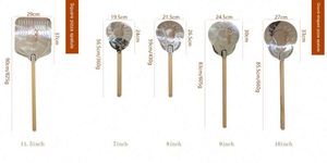 Utensilios de Cocina, Pala para Pizza, Accesorios de Cocina, Espátula Cuadrada Grande de 11'' para Pizza con Mango de Madera - Product Image 6