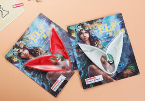 Orejas <span class=keywords><strong>de</strong></span> Elfo para Cosplay, Hada Pixie, Puntas Suaves, Disfraz <span class=keywords><strong>de</strong></span> <span class=keywords><strong>Anime</strong></span> para Fiesta, Accesorios <span class=keywords><strong>de</strong></span> Maquillaje, Fotografía, Halloween, Vampiro, Látex - Product Image 6