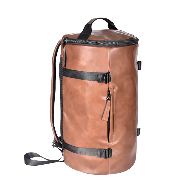 wasserdicht kinder schwarz vintage große kapazität langlebig draußen vegan pu individuelles leder tote reise-rucksack für laptop