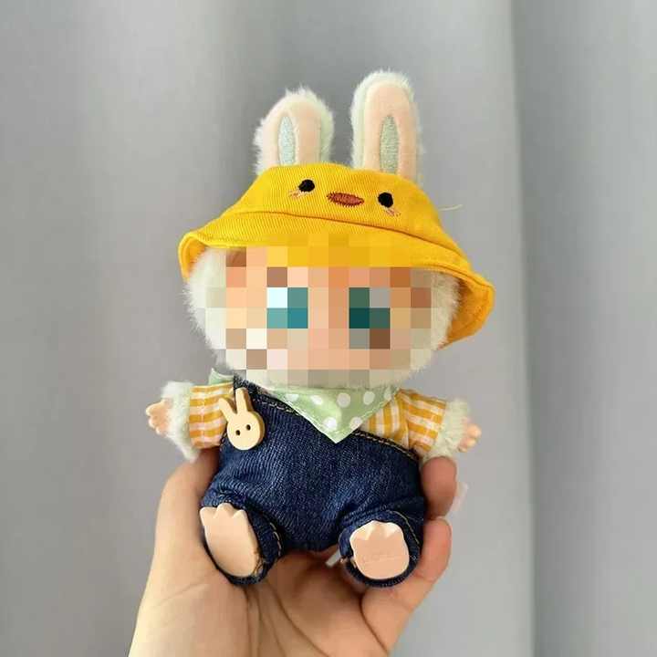 Labubu Designer Clothes Collection: Cute Doll Outfits, Luxury Toy Gift Ornaments with Seat Accessory