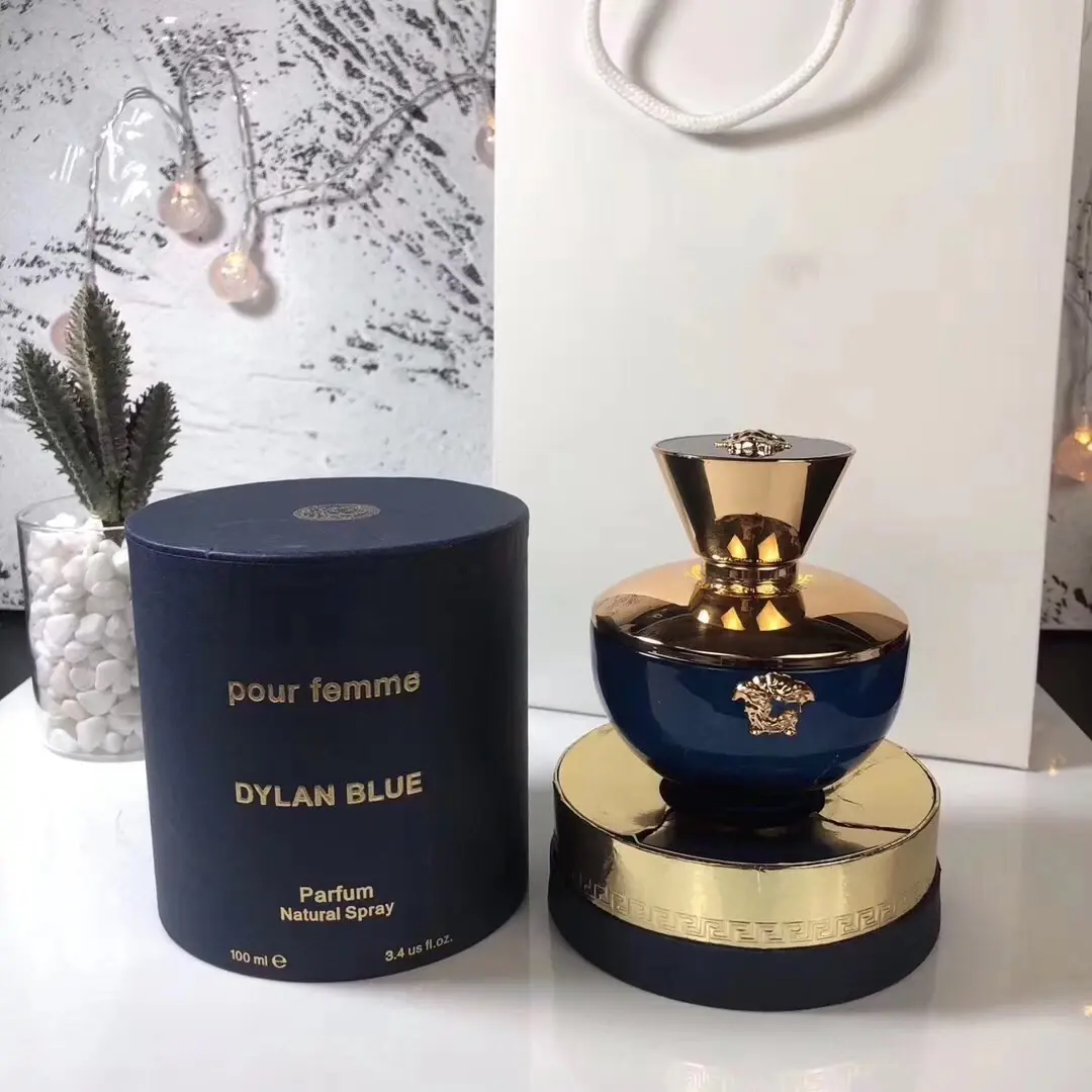 Kadın parfüm Dylan mavi dökün Femme Parfum doğal sprey Versac Deodorant tı ve antiperspirant parfüm orijinal