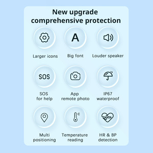 <span class=keywords><strong>Smartwatch</strong></span> per Anziani con SpO2, Rilevamento Cadute, Monitoraggio del Sonno, TFT, Impermeabile IP67, SOS, Monitoraggio della Salute per Anziani e Disabili - Product Image 2