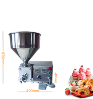 Máquina Comercial para Rellenar Pasteles, Dosificador Industrial de Masa para Cupcakes, Muffins, Tostadas, Sándwiches, Inyector de Crema y Mermelada, Máquina de Panadería