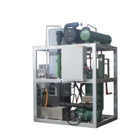 Machine industrielle de fabrication de glace en tubes, 1-5 tonnes par jour, avec compresseur, pour usines de glace alimentaire, haute productivité