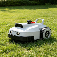 Tondeuse à gazon robotisée électrique avec navigation RTK AI, batterie 20V 7.5Ah, WiFi, HaLow, Bluetooth pour l'entretien des pelouses résidentielles et des jardins