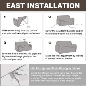 Elastische Sofa bezüge für Wohnzimmer Schnitts tuhl Couch bezug Stretch Sofa Schon bezüge Home Decor 1/2/3/4-Sitzer Funda Sofa - Product Image 5
