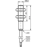 KNSM08KM2BG3-2R kapazitive Näherung schalter Flüssigkeits stands ensoren Produkt kategorie