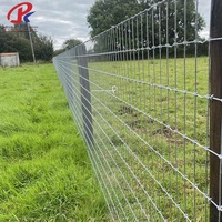 Clôture agricole en treillis métallique à nœuds fixes de haute qualité pour bétail, clôture articulée pour chèvres, cerfs, chevaux, moutons