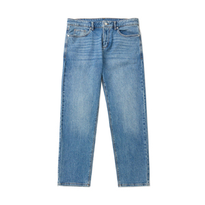 Jeans de Mezclilla de Pierna Recta Casuales, Pantalones Cómodos y Duraderos para Hombre, Ropa de Moda para Uso Diario, Personalización OEM, Venta al Por Mayor - Product Image 1