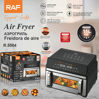 Friteuse à air multifonction RAF R.5004 11L avec porte de type four, cavité intérieure en métal, couvercle supérieur en plastique, prise VDE pour la cuisson et la rôtissage