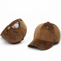 Sombrero de béisbol de deportes de invierno para hombre bordado personalizado Material esponjoso de piel sintética de terciopelo grueso buena calidad sombrero de 6 paneles Dot Fruit