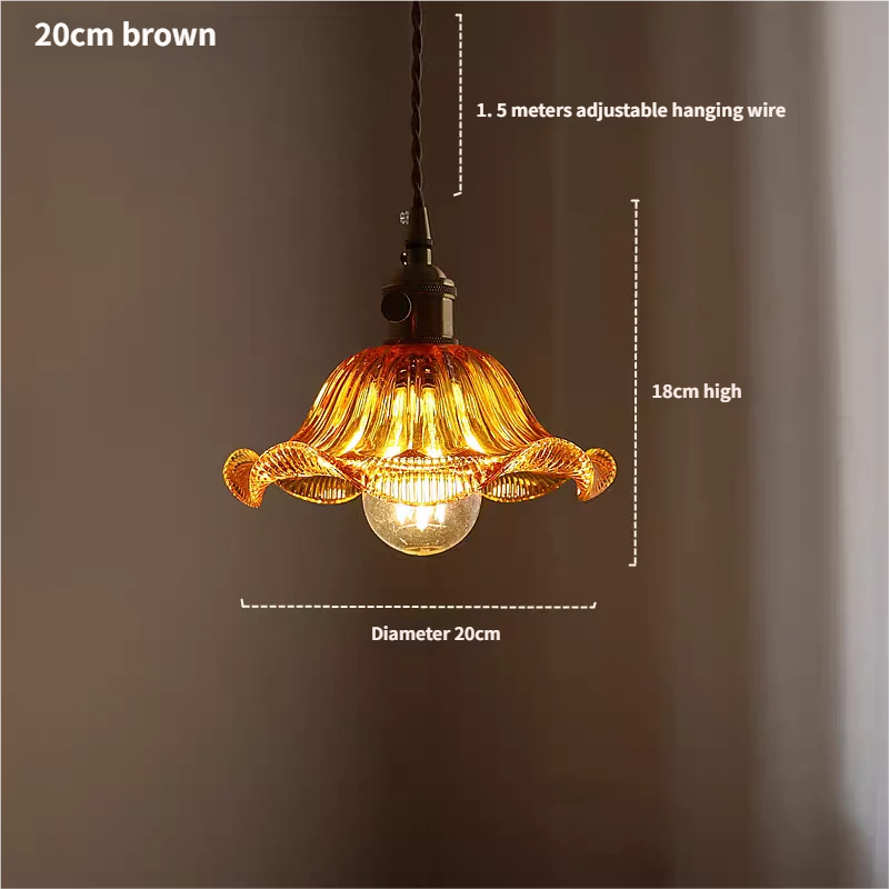 20cm brown +8W LED