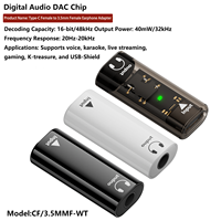 Adaptateur audio HiFi de type C vers 3,5 mm avec port pour écouteurs AC, nouvelle conception, 16 bits 48 kHz, pour ordinateur portable et casque PC