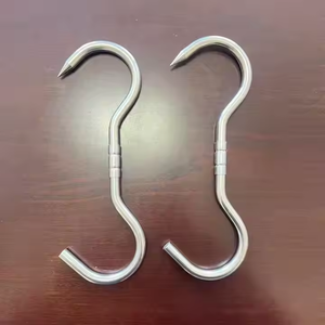Tùy chỉnh thép không gỉ gian lận phần cứng Double-ended ROTARY thịt Móc butcher móc - Product Image 6
