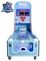 Machine de jeu de bowling d'arcade à monnayeur, simulateur de tir au laser Magic Bowling, usage commercial pour centre de jeux, parc d'attractions, FEC